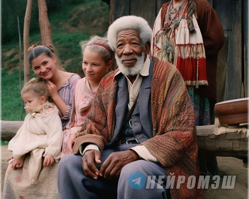 Киану Ривз, 50 Cent и Тарантино: нейросеть показала новых звёзд в российском колхозе