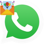 Как в Whatsapp отправить открытку с поздравлением